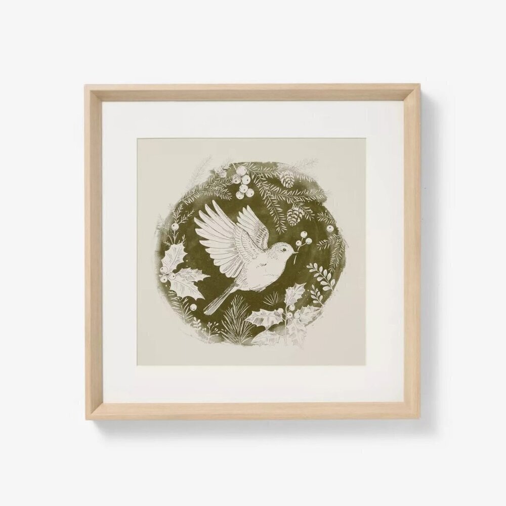 Threshold Studio‎ McGee 16x16 Dove Framed Wall Art Print - Target Christmas 2024